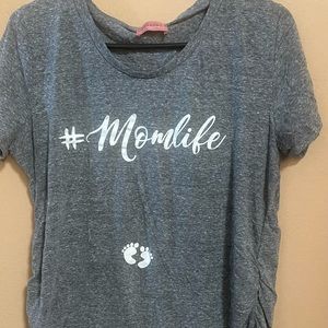 Maternity mom life top